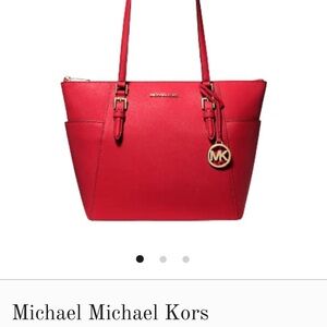 Michael Kors Cherry Red Tote